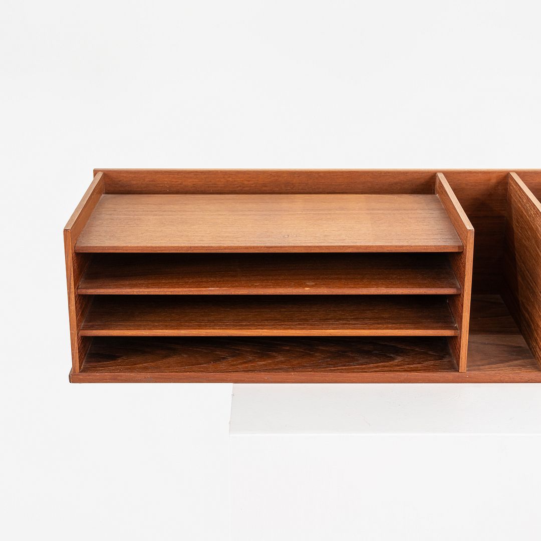 1960s 'Selectform' Teak Desk Organizer by Georg Petersens Mobelfabrik of Denmark