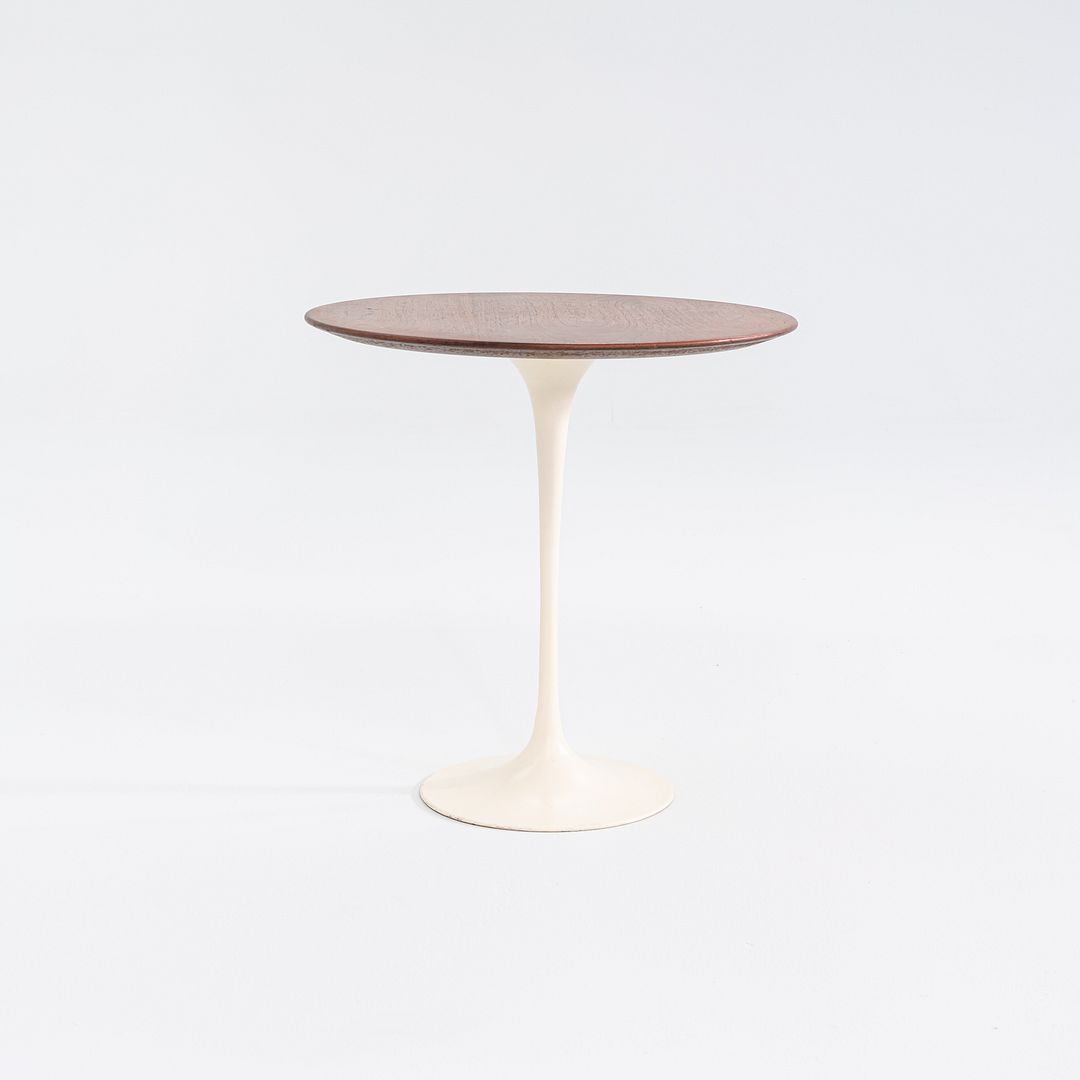 1971 Eero Saarinen for Knoll Tulip Pedestal Side Table 20" in Walnut