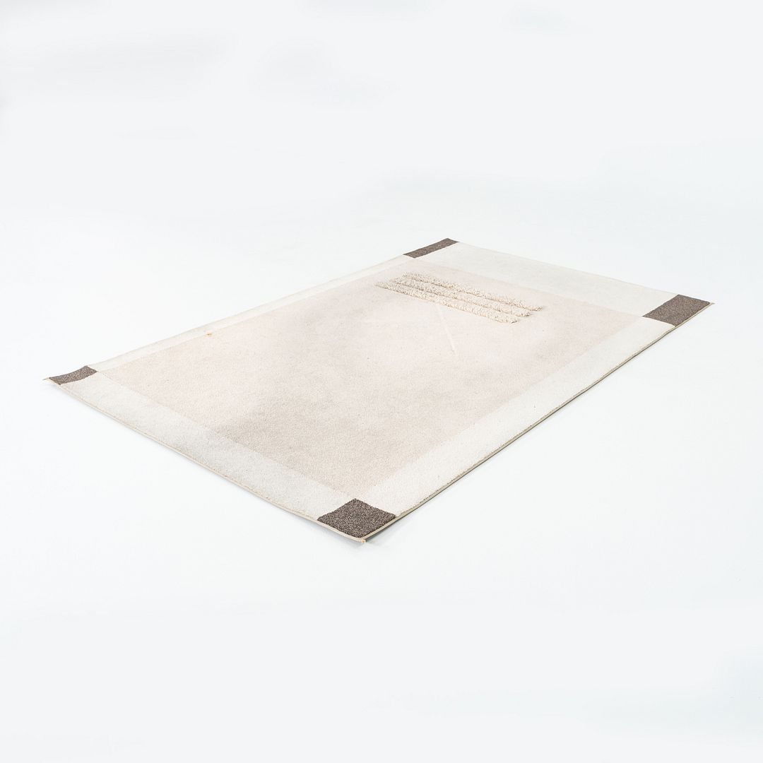 C. 1998 Kurt Meinecke for Herman Miller Textured Tibetan Tufted Rug 5x8 feet