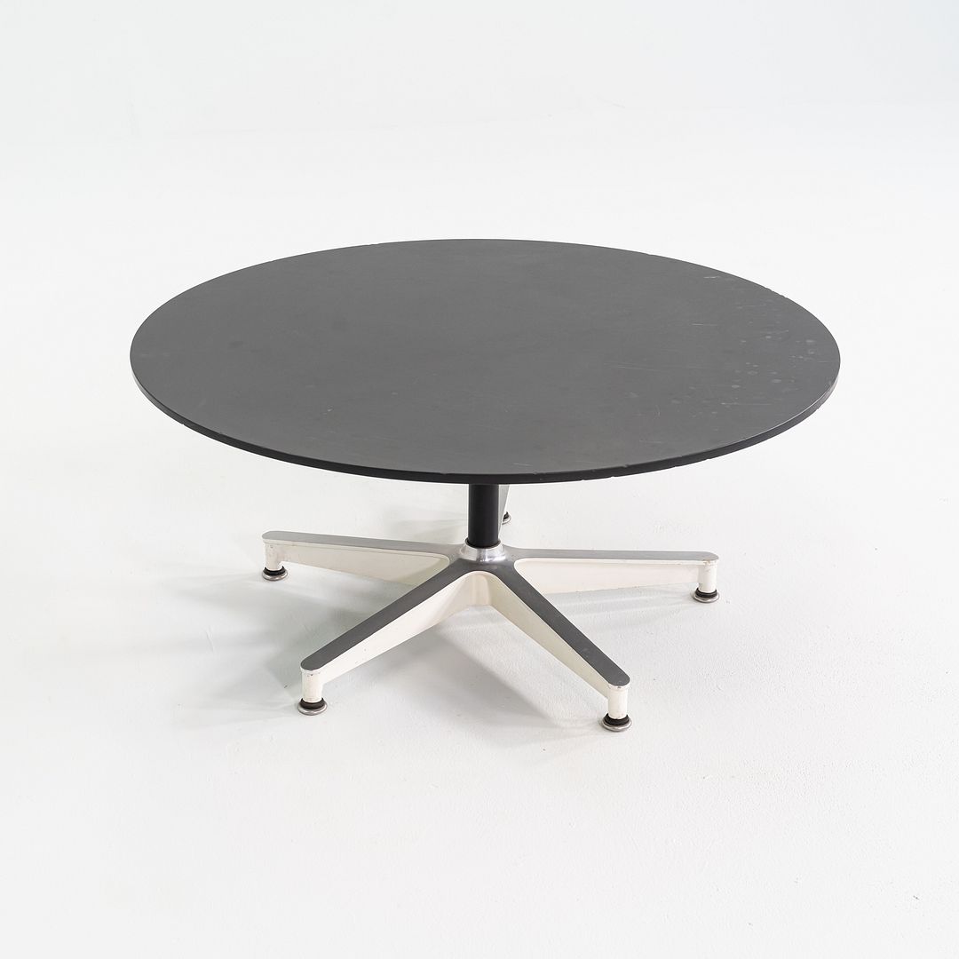 1955 Eames Herman Miller Contract Base Occasional Table w/ Black Honed Stone Top