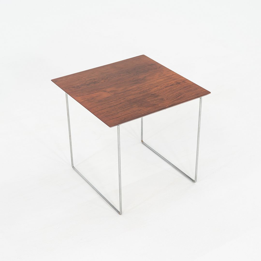 1960s Pair of Poul Norreklit For Georg Petersens Denmark Rosewood Puzzle Tables