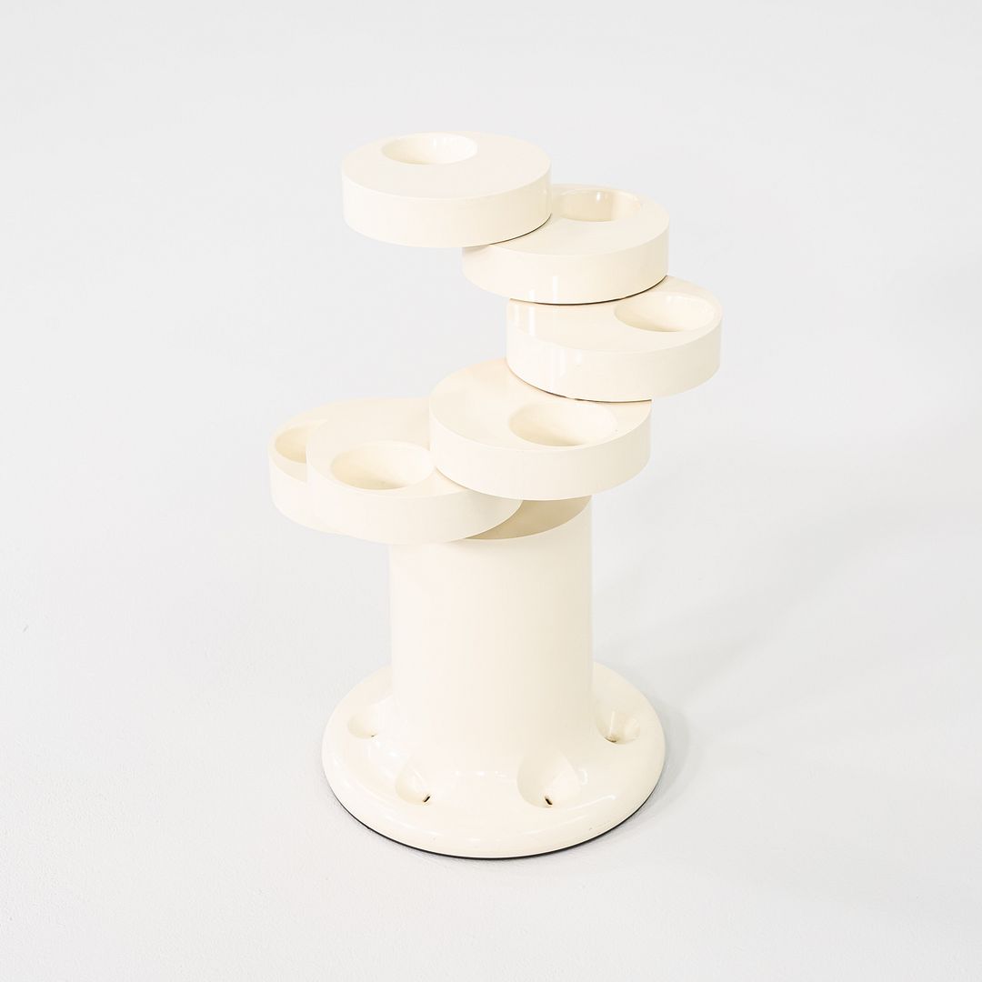 1970s Giancarlo Piretti for Anonima Castelli Pluvium Umbrella Stand in White