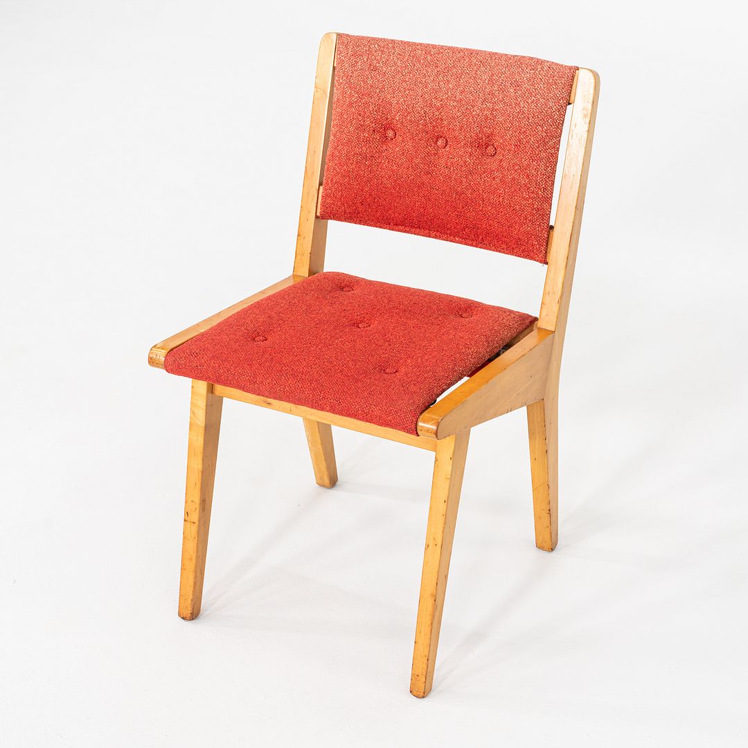 Pair of 1950s Jens Risom Knoll Dining Side Chairs, Architects Machado Silvetti