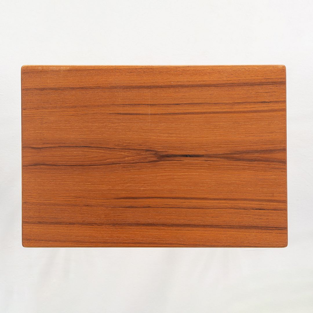 1960s Set of Three Danish Nesting Tables Hans Wegner for Andreas Tuck Teak & Oak