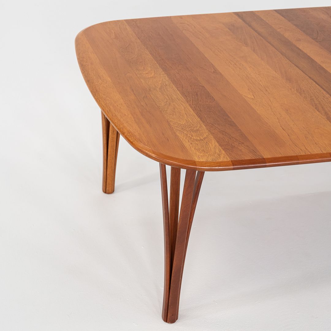 1990s Haslev Mobelsnedkeri of Denmark Timeless Coffee Table in Teak 56x36 in