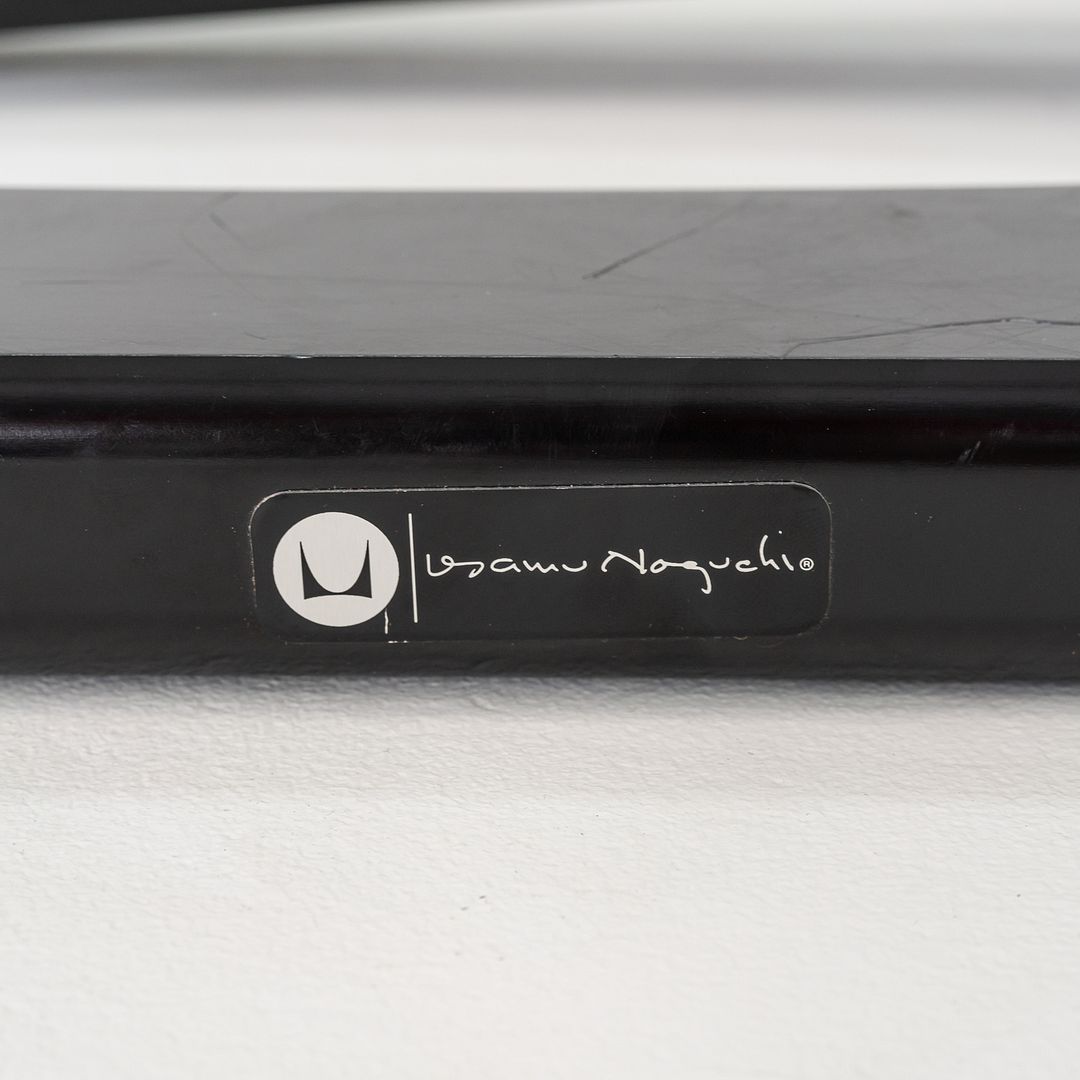 SOLD C. 2007 Isamu Noguchi for Herman Miller Coffee Table in Black with Glass Top