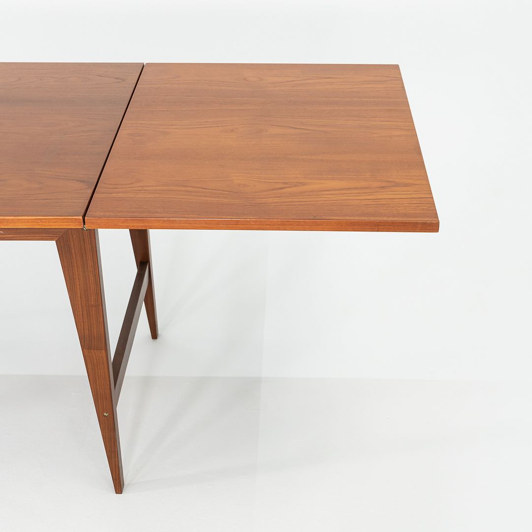 1960s Poul Cadovius Cado Dining Table in Teak with Two Leaves 94x32x29 inches
