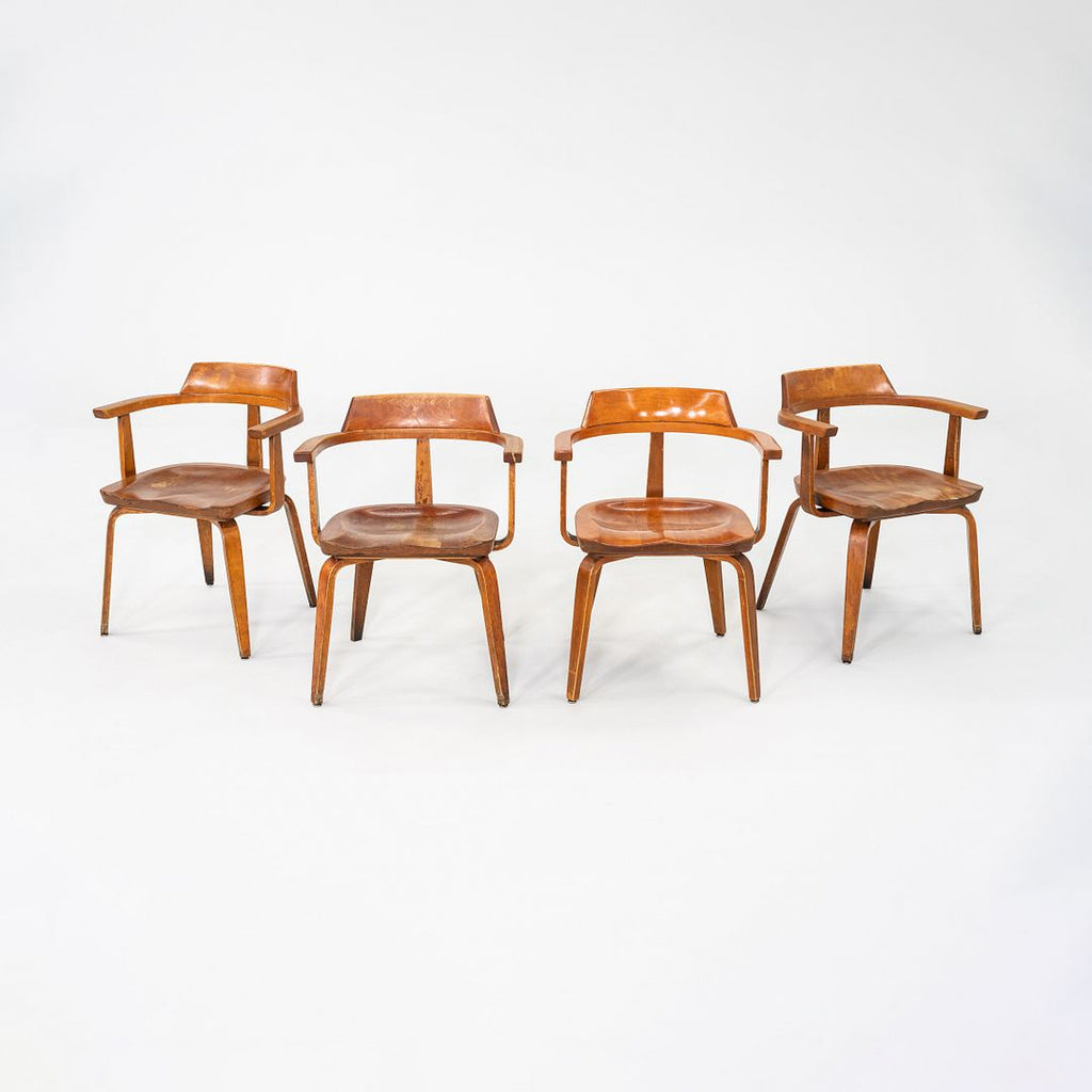 1951 W199 Dining Armchair by Walter Gropius & Ben Thompson for Thonet 18x Avail