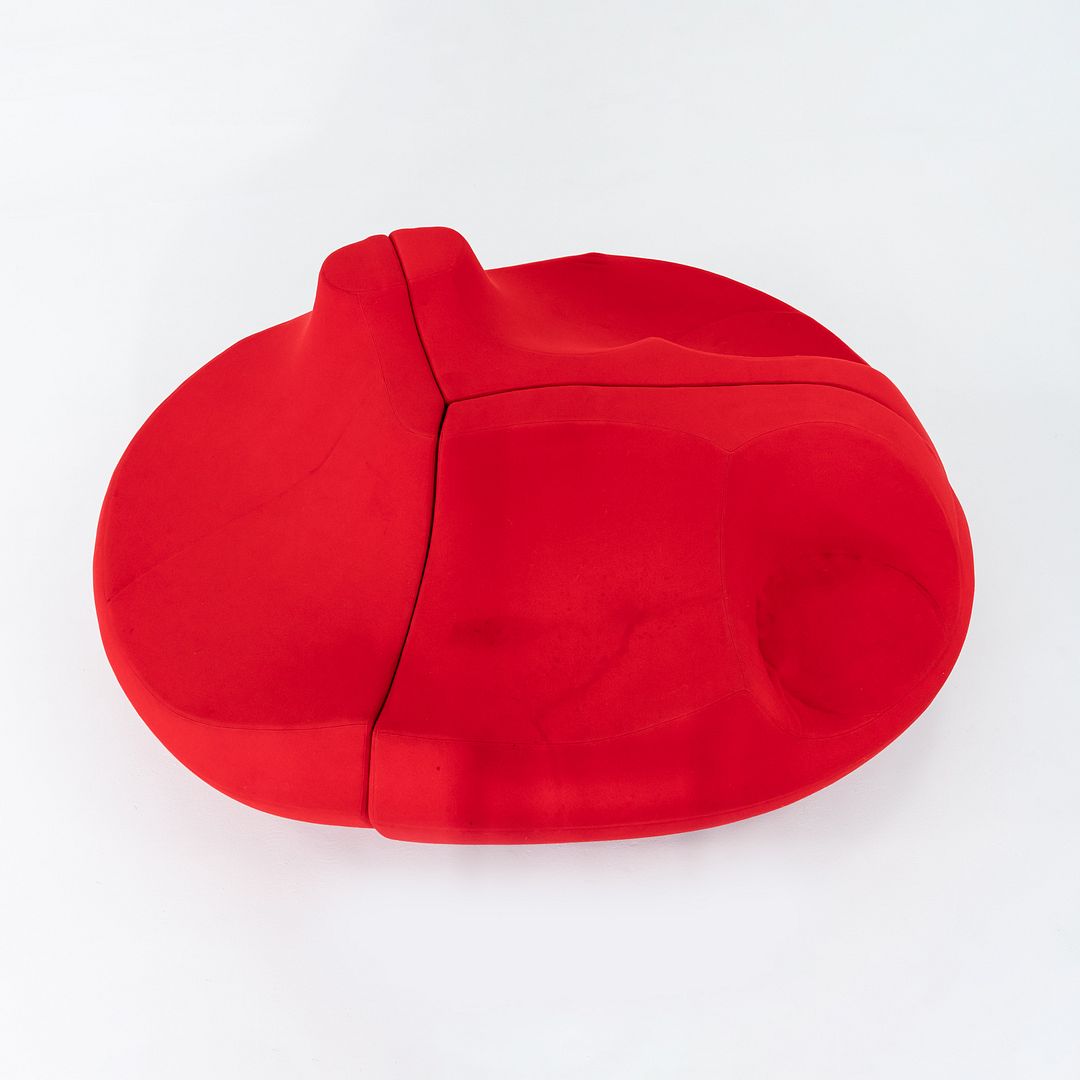 2020 Toshiyuki Kita for Moroso Saruyama Island Three-Piece Sofa in Red Fabric