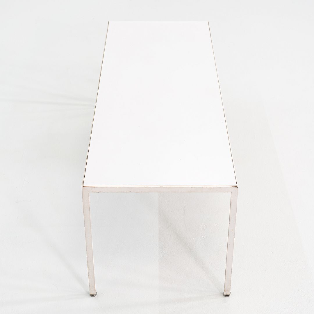 1950s George Nelson for Herman Miller Steel Frame Series 5150 Coffee Table White