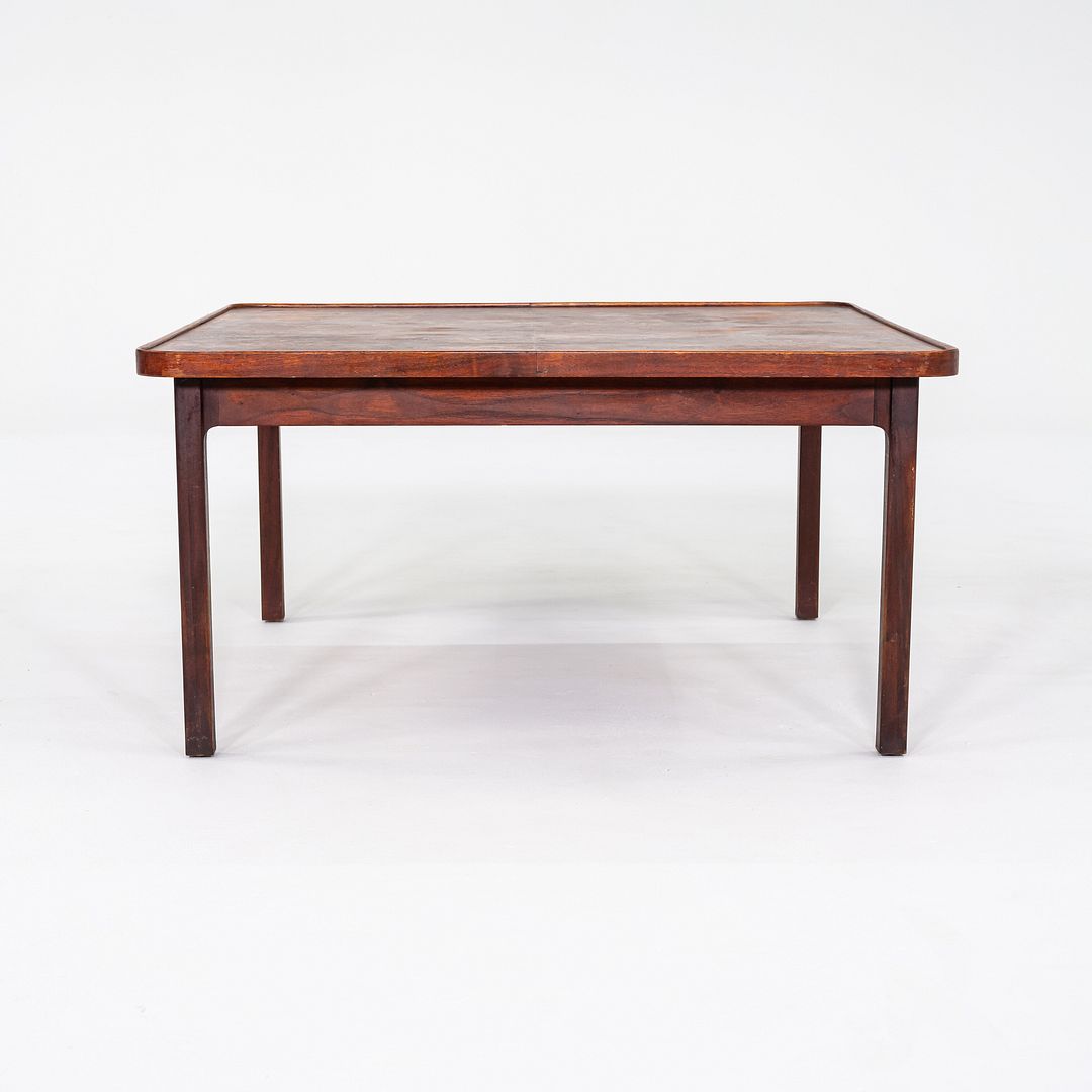1960s Jack Cartwright for Founders Square End / Coffee Table in Walnut 32 x 32"