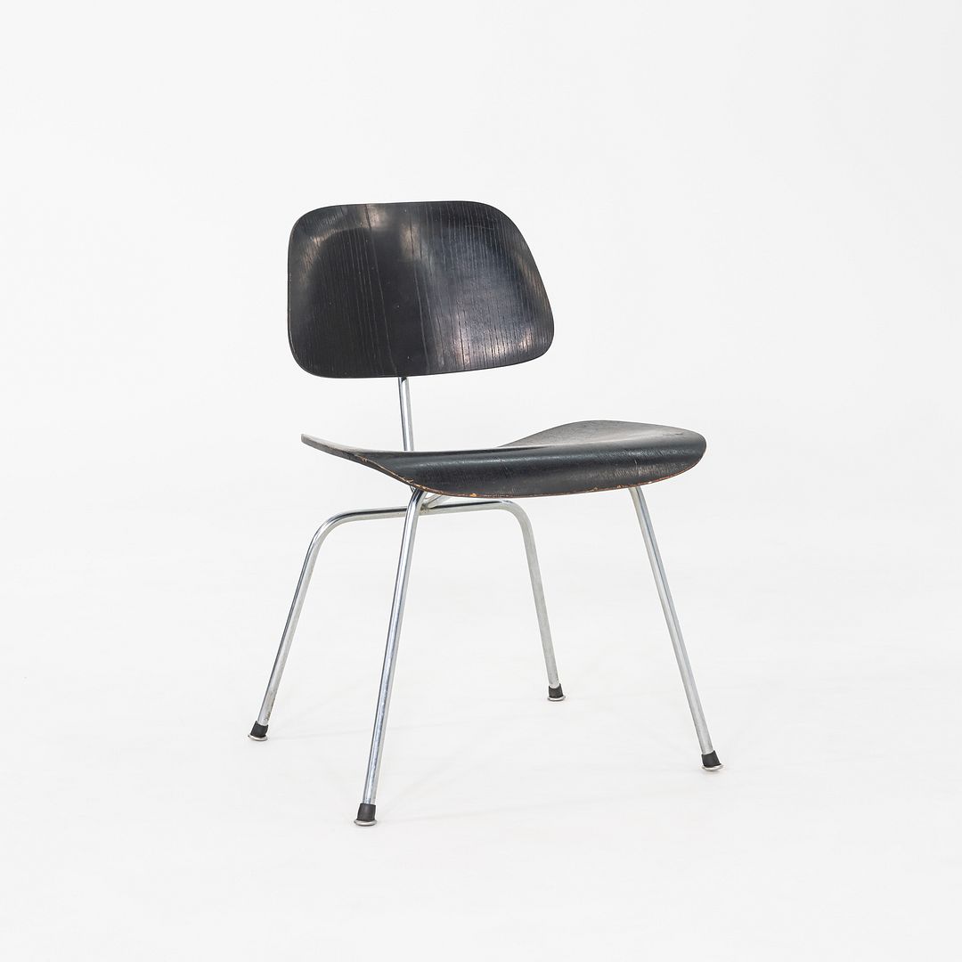 1954 Charles and Ray Eames for Herman Miller DCM Dining Chair w/ Ebonized Finish