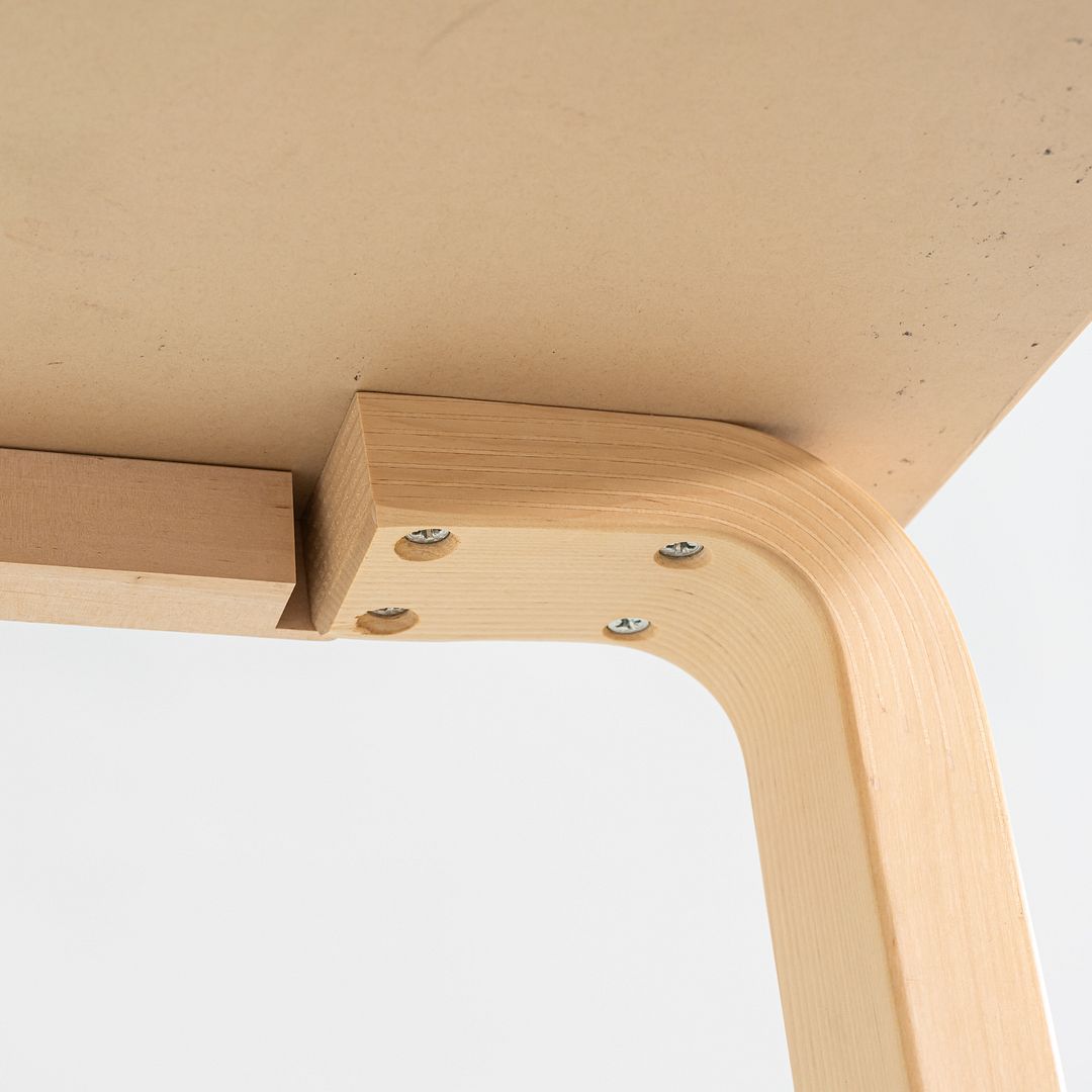 SOLD 2012 Alvar and Aino Aalto for Artek Table 81B Dining Table / Desk Black 34x54"