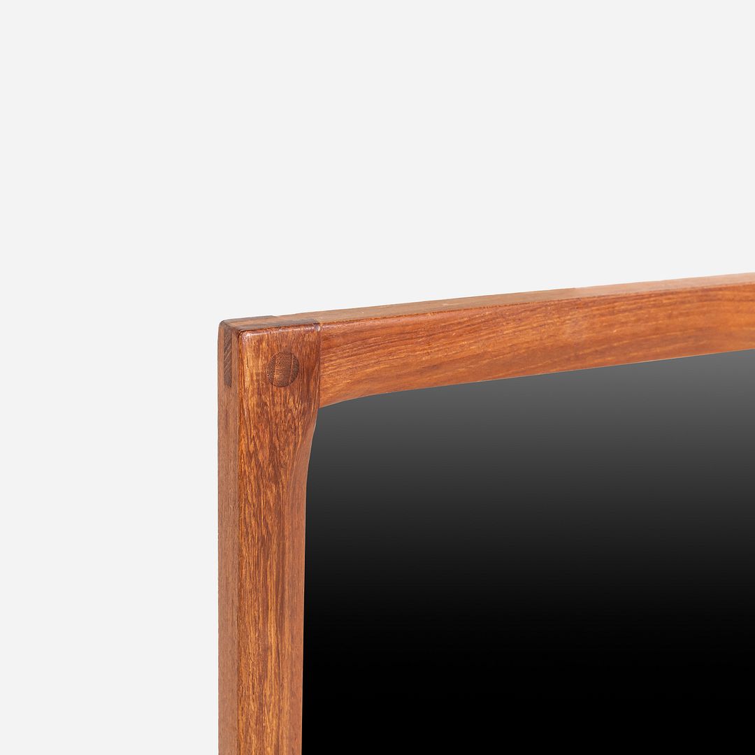 1960s Aksel Kjersgaard for Odder Mobel Danish Wall Mirror Crafted in Teak Wood