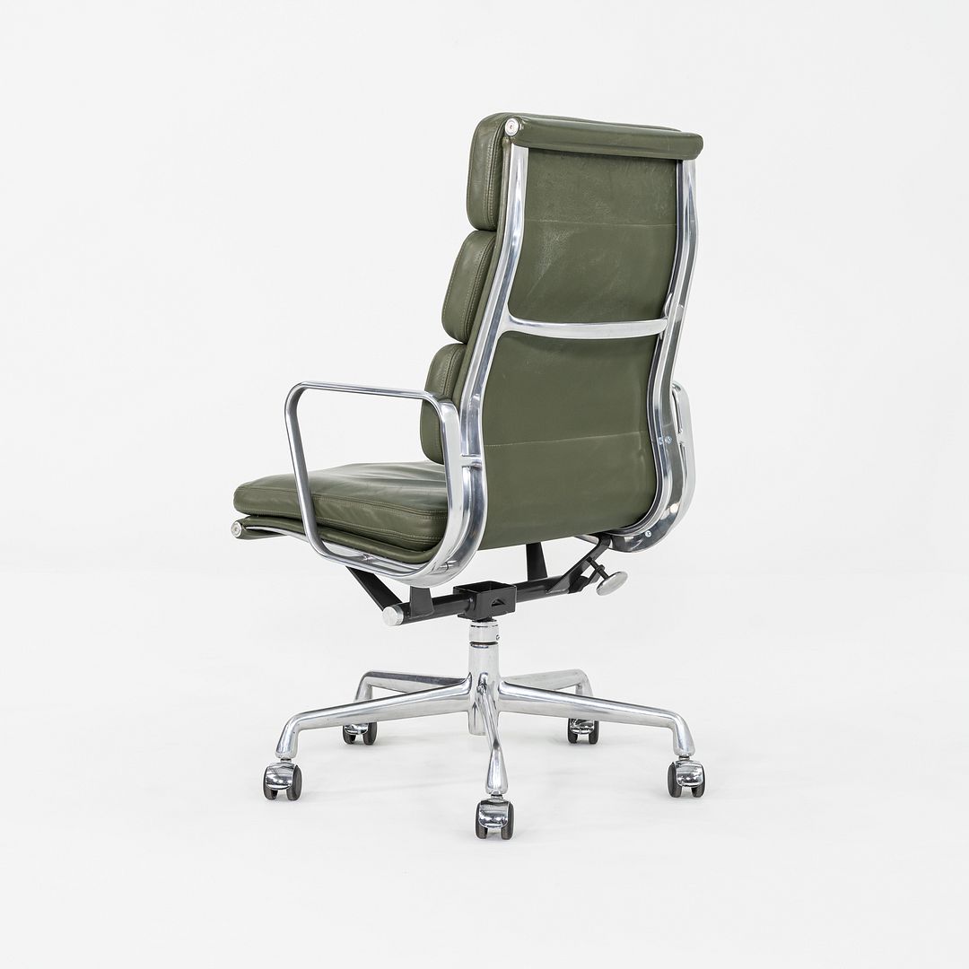 2000s Herman Miller Eames Executive Soft Pad Desk Chair in Green Leather 12+ Available