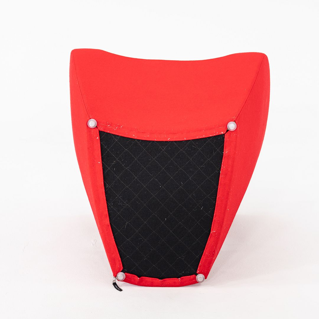 2020s Pair of Ron Arad for Moroso Victoria and Albert Easy Lounge Chairs in Red