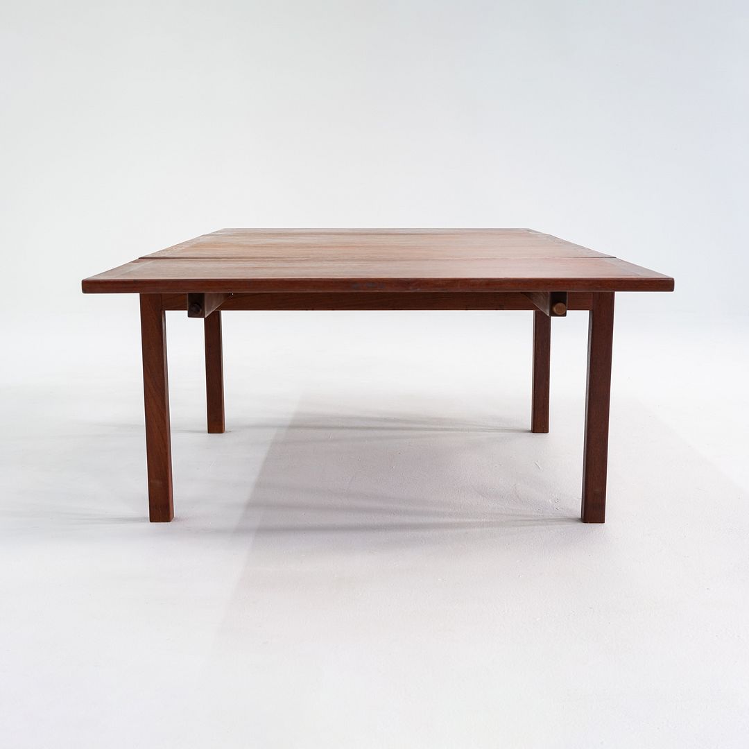 1960s Borge Mogensen for Fredericia Stolefabrik Drop Leaf Coffee Table 31x63"