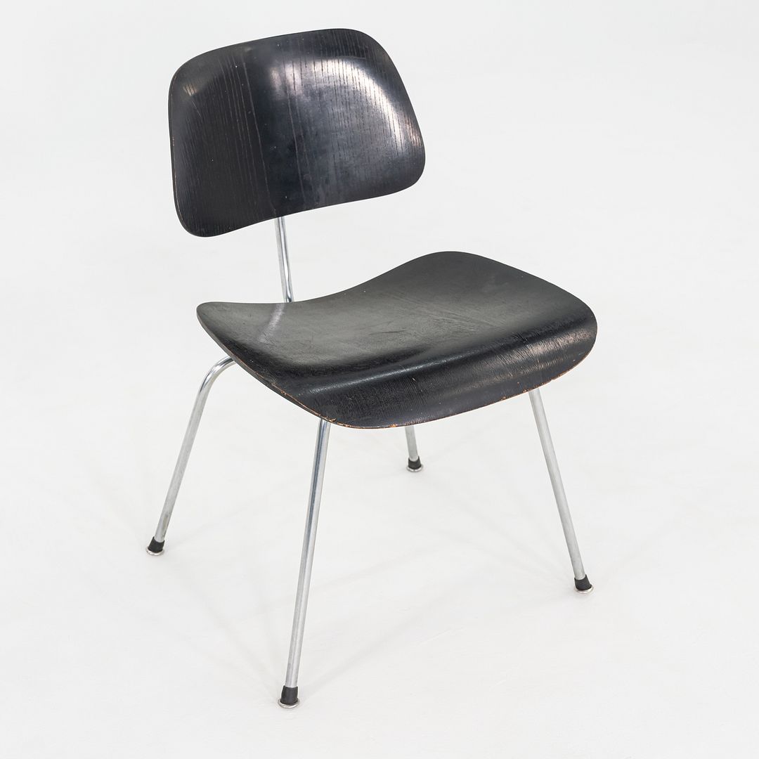 1954 Charles and Ray Eames for Herman Miller DCM Dining Chair w/ Ebonized Finish