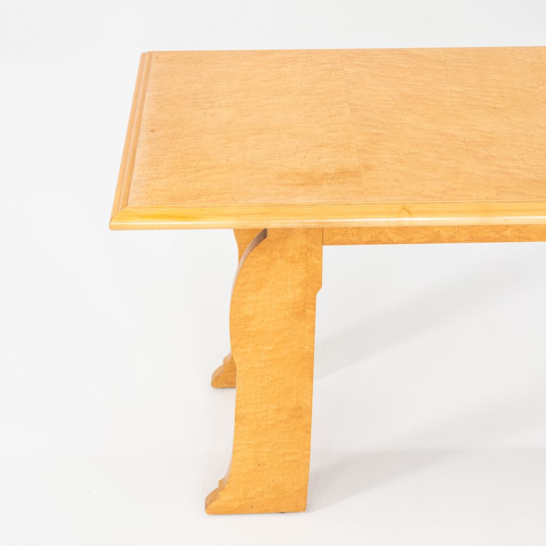 1984 Robert Venturi and Denise Scott Brown for Knoll Postmodern Console Table in Birdseye Maple
