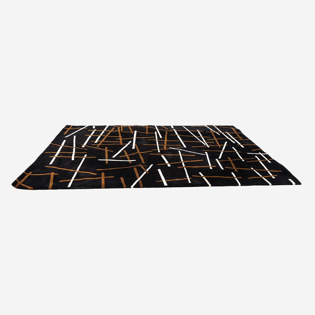 2000s DellaRobbia Studio DR Rocco Wool Area Rug New Zealand 7.5 x 10.5 feet