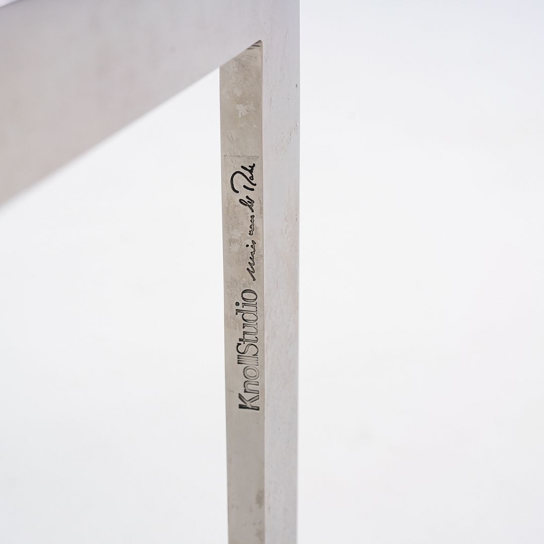 2000s Mies van der Rohe for Knoll Barcelona Coffee Table Stainless Steel & Glass