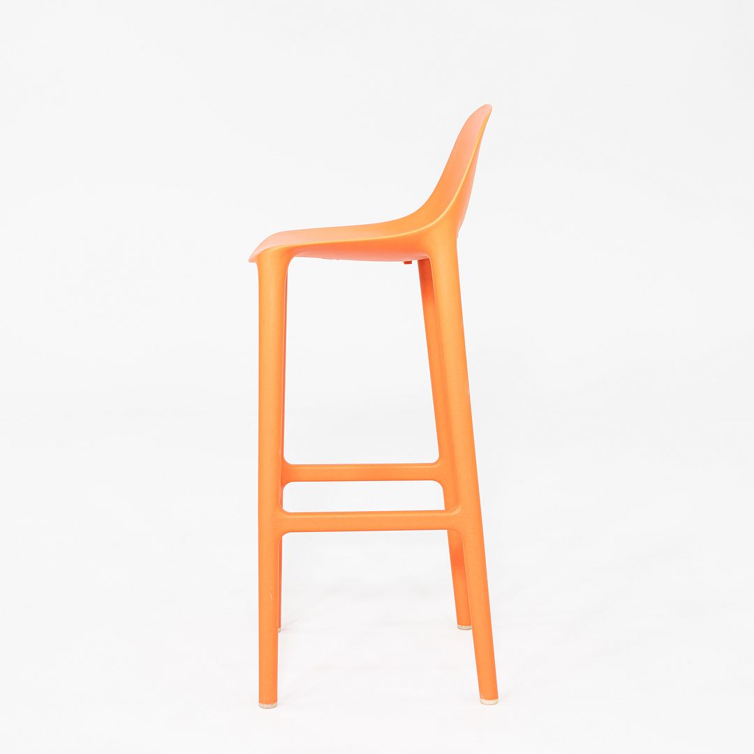 2020s Philippe Starck for Emeco Broom Bar Stool Plastic and Wood Fibers 8x Avail