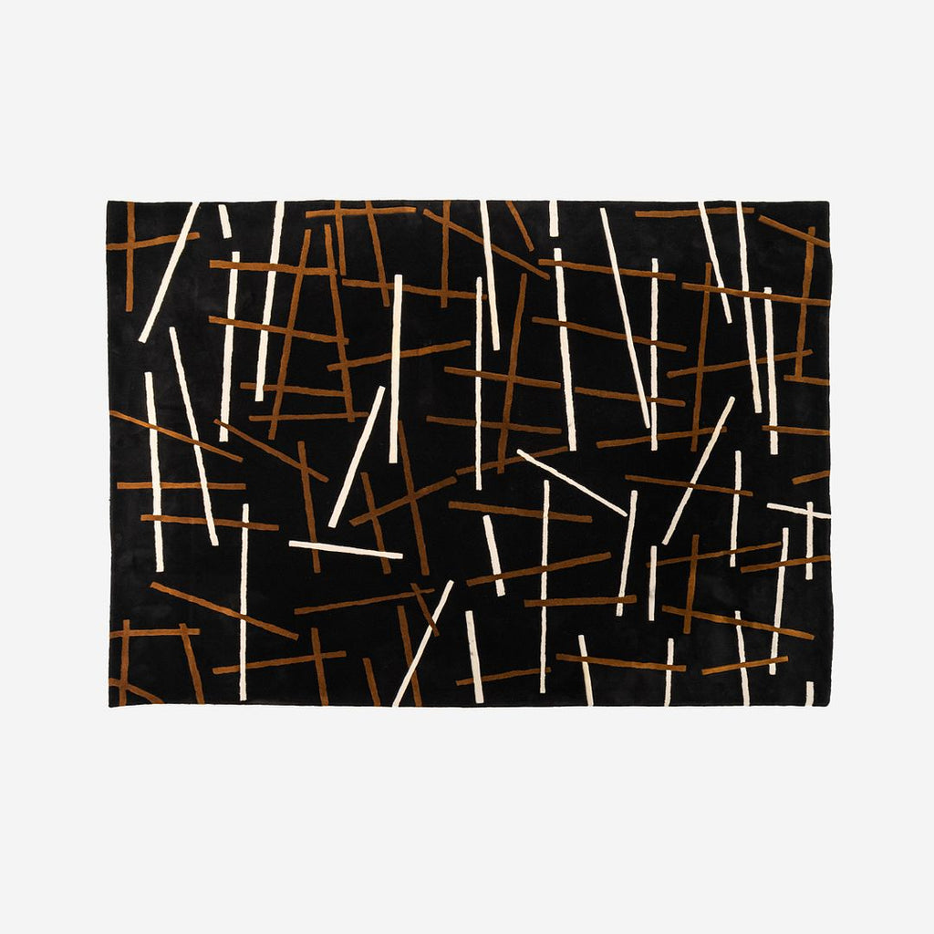 2000s DellaRobbia Studio DR Rocco Wool Area Rug New Zealand 7.5 x 10.5 feet