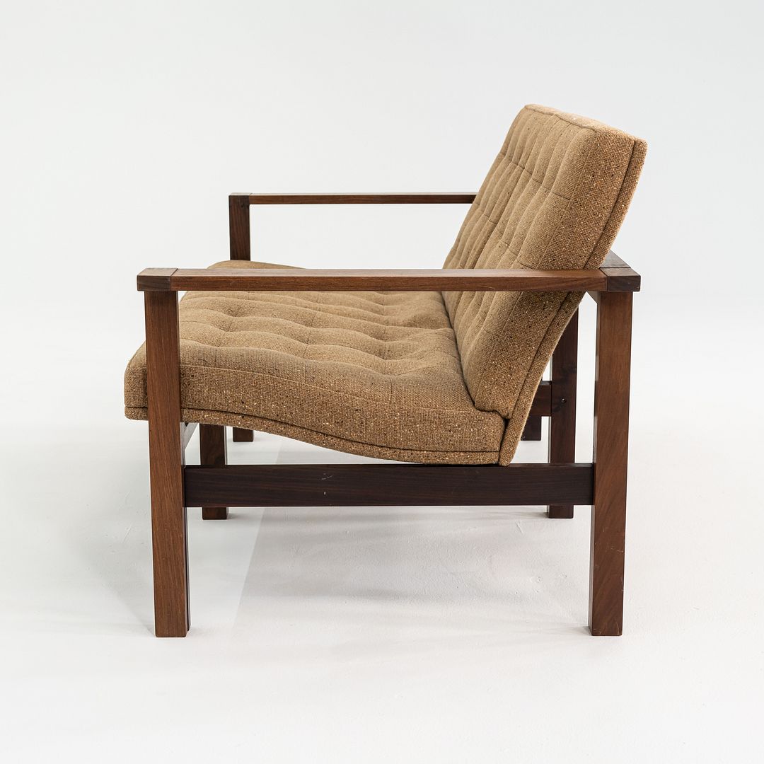 1960s Moduline Rosewood Loveseat / Sofa by Ole Gjerlov-Knudsen and Torben Lind
