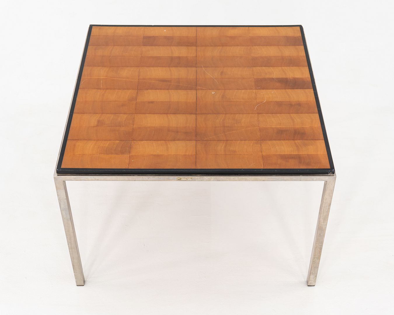 1960s Attributed to Gordon Bunshaft & Davis Allen SOM Stainless Steel Side Table