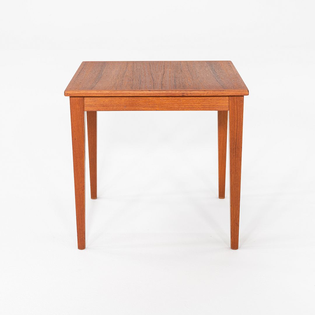 1960s Teak End Table by Kvalitet Form Function of Denmark 15 x 15 x 14 Inches