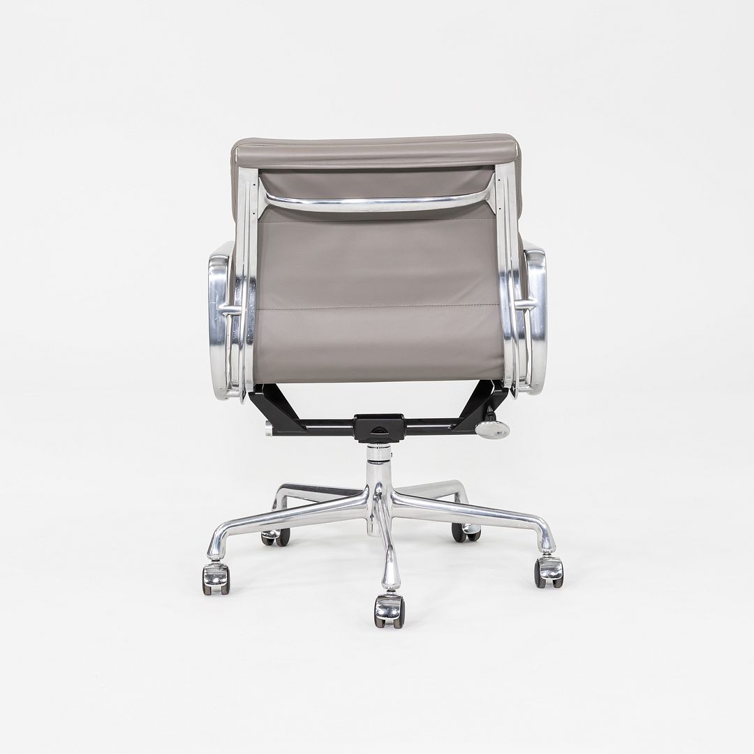 2013 Herman Miller Eames Soft Pad Management Desk Chair Grey Leather 3x Avail
