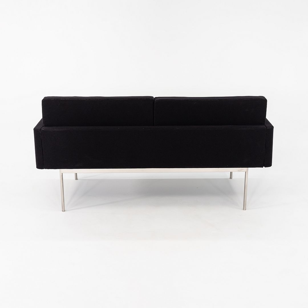 2016 BassamFellows for Geiger Tuxedo Component Lounge Settee Sofa Black Fabric