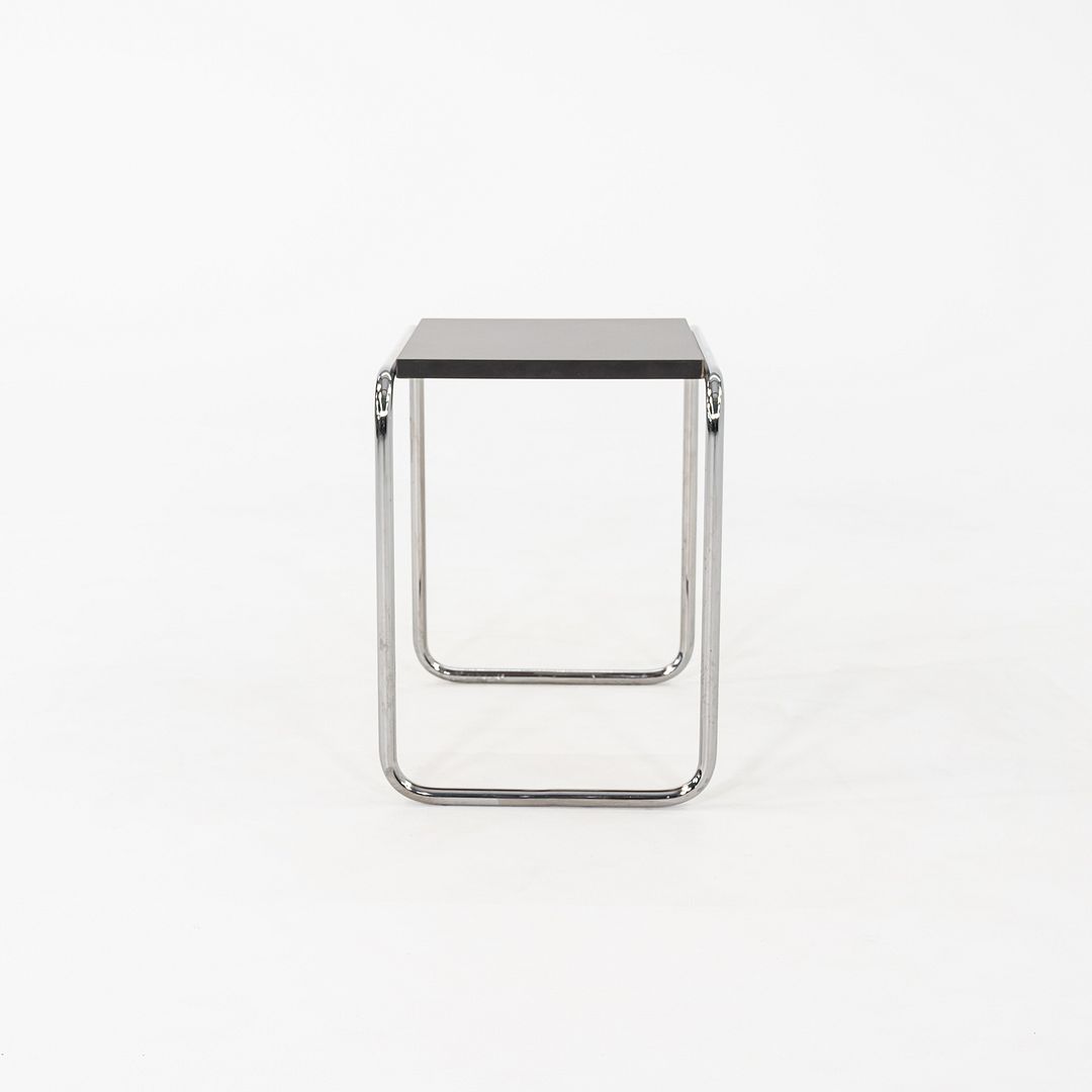 1990s Marcel Breuer for Thonet Laccio Side Table in Black 12+ Available