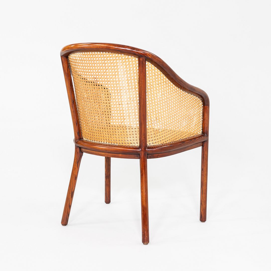 SOLD 1980s Ward Bennett for Brickel Associates Bankers Chair in Dark Oil Ash 3x Avail