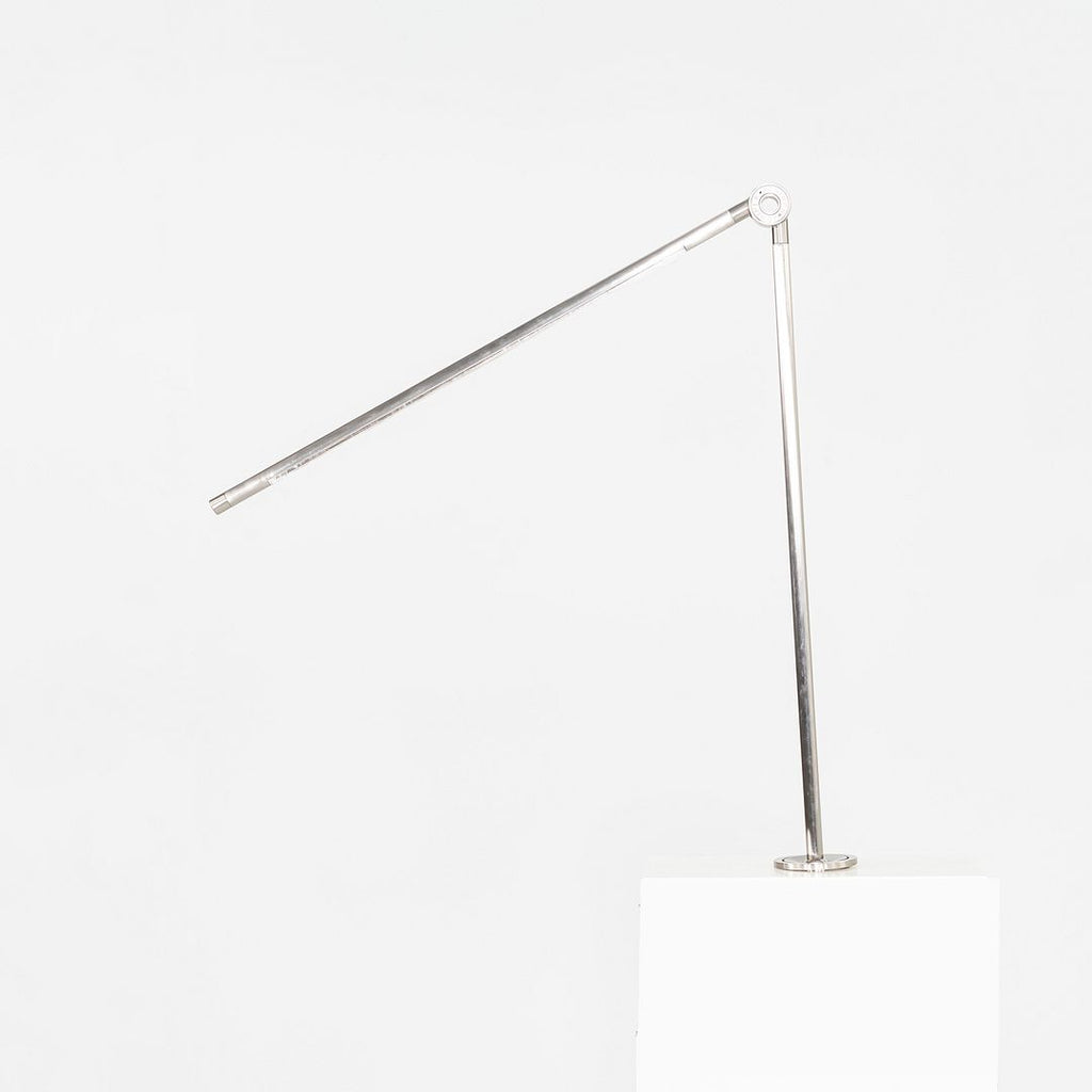 2020 Peter Bristol Juniper Thin Task Lamp w/ Desk Inset Satin Nickel 12+ Avail