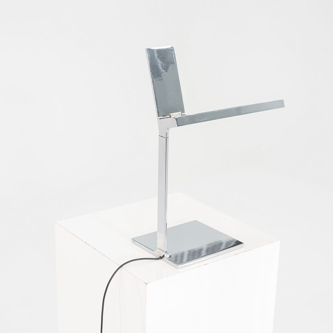 SOLD 2014 Philippe Starck for Flos D’e-Light Chrome Aluminum and Steel Table Lamp