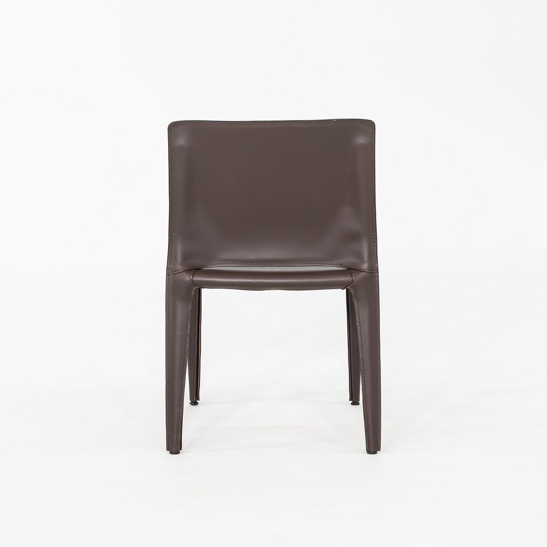 2010s Mario Bellini for Cassina Bull 422 Dining Chair in Brown Leather 12x Available