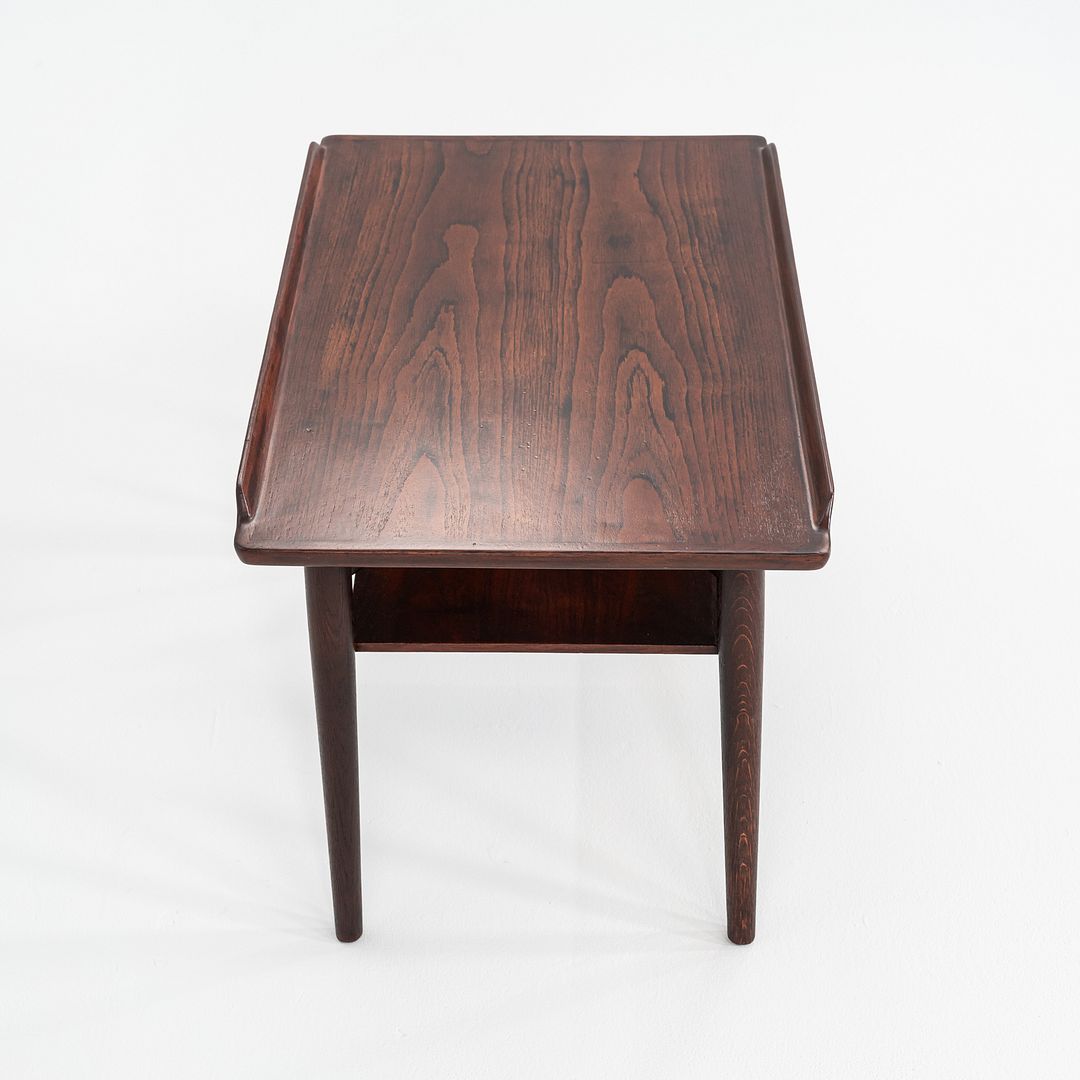 1960s Arne Vodder for George Tanier T9 Side / End Table Teak & Oak 30x19 Inches