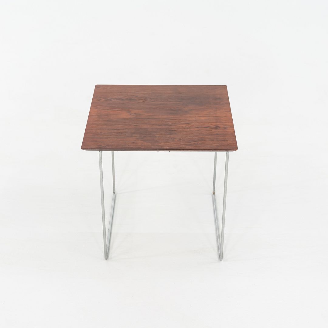 1960s Pair of Poul Norreklit For Georg Petersens Denmark Rosewood Puzzle Tables