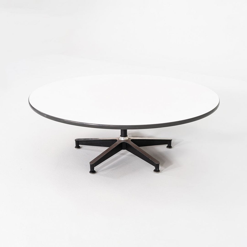 C. 1956 Herman Miller Eames Coffee Table with White Laminate Top and 670 Base