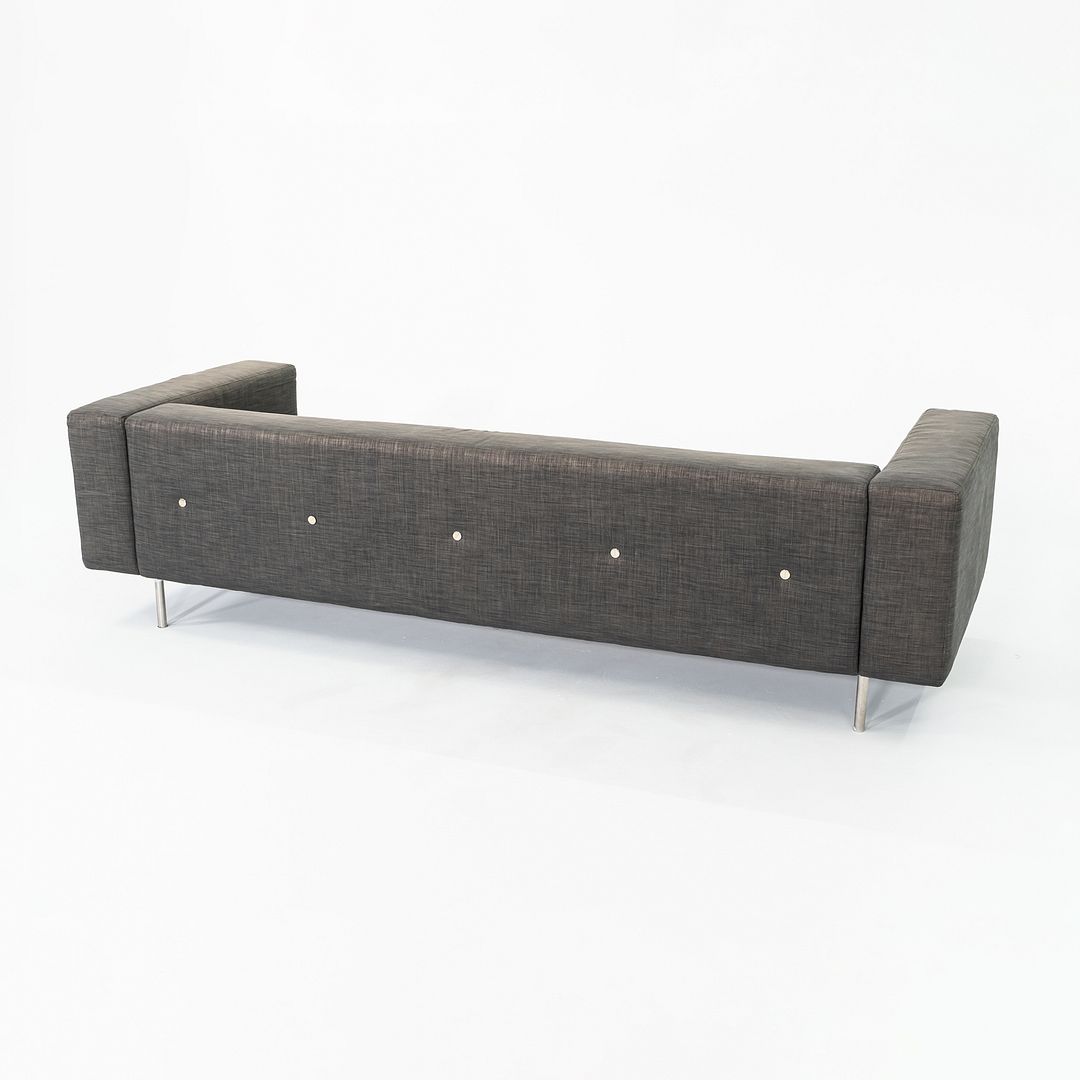 2000s Marcel Wanders for MOOOI Bottoni Three Seat Sofa in Grey Fabric