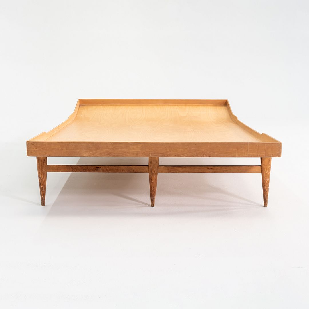 1960s Bruno Mathsson for Karl Mathsson Berlin 57 Full-Sized Day Bed Lounge Birch