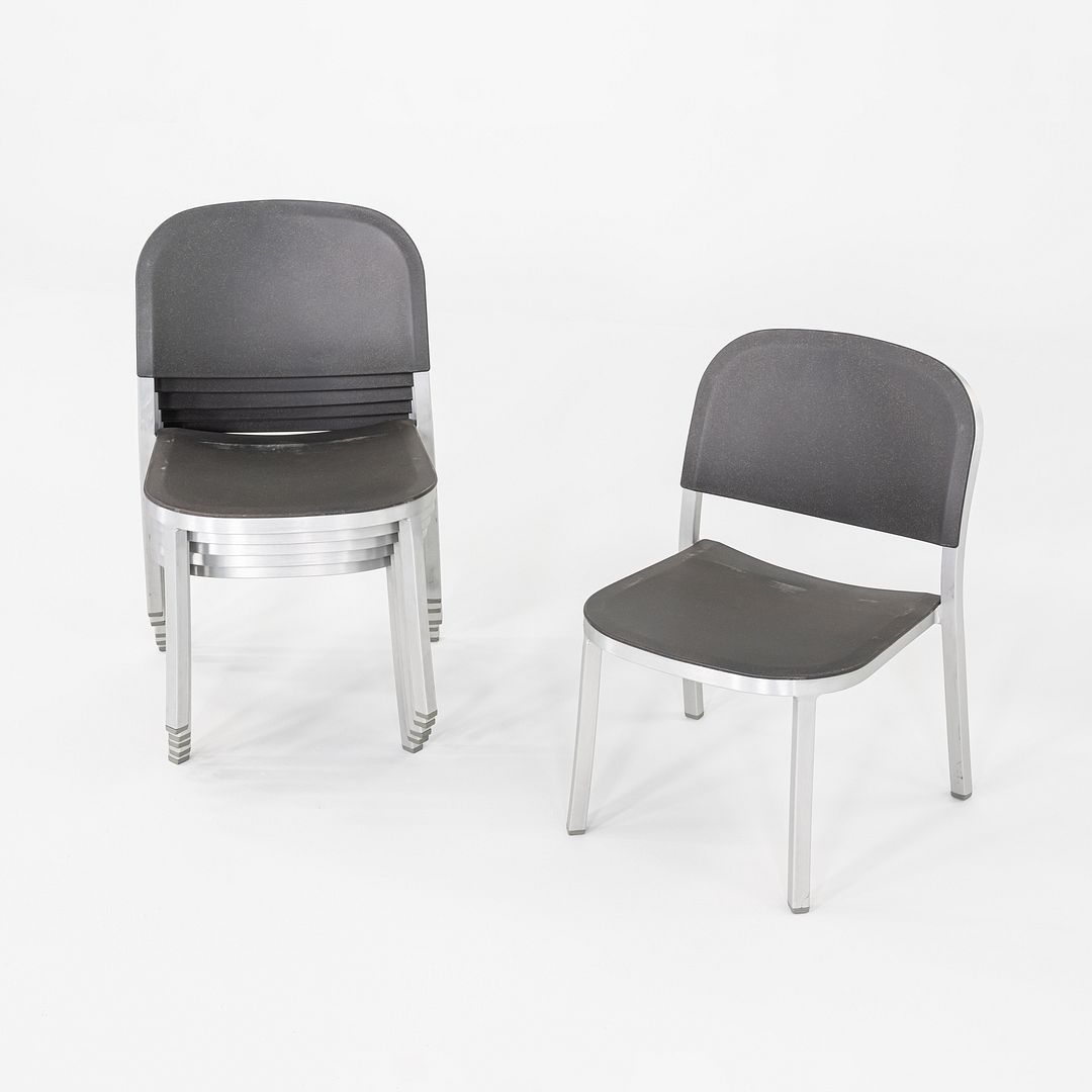 2010s Set of Six Emeco 1 Inch Children's Stacking Chairs by Jasper Morrison