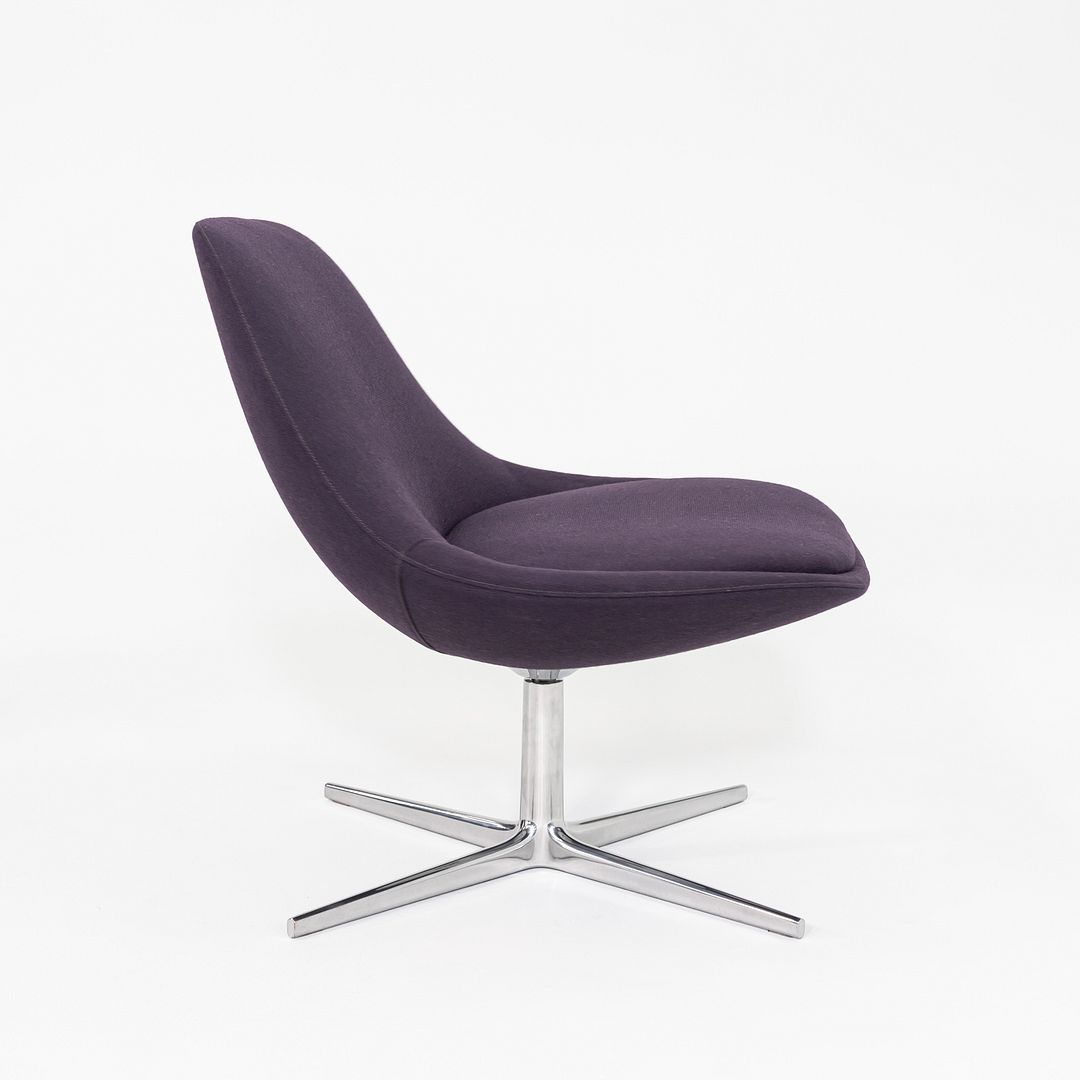 2010s Pair of Noé Duchaufour-Lawrance Chiara Swivel Lounge Chairs for Bernhardt