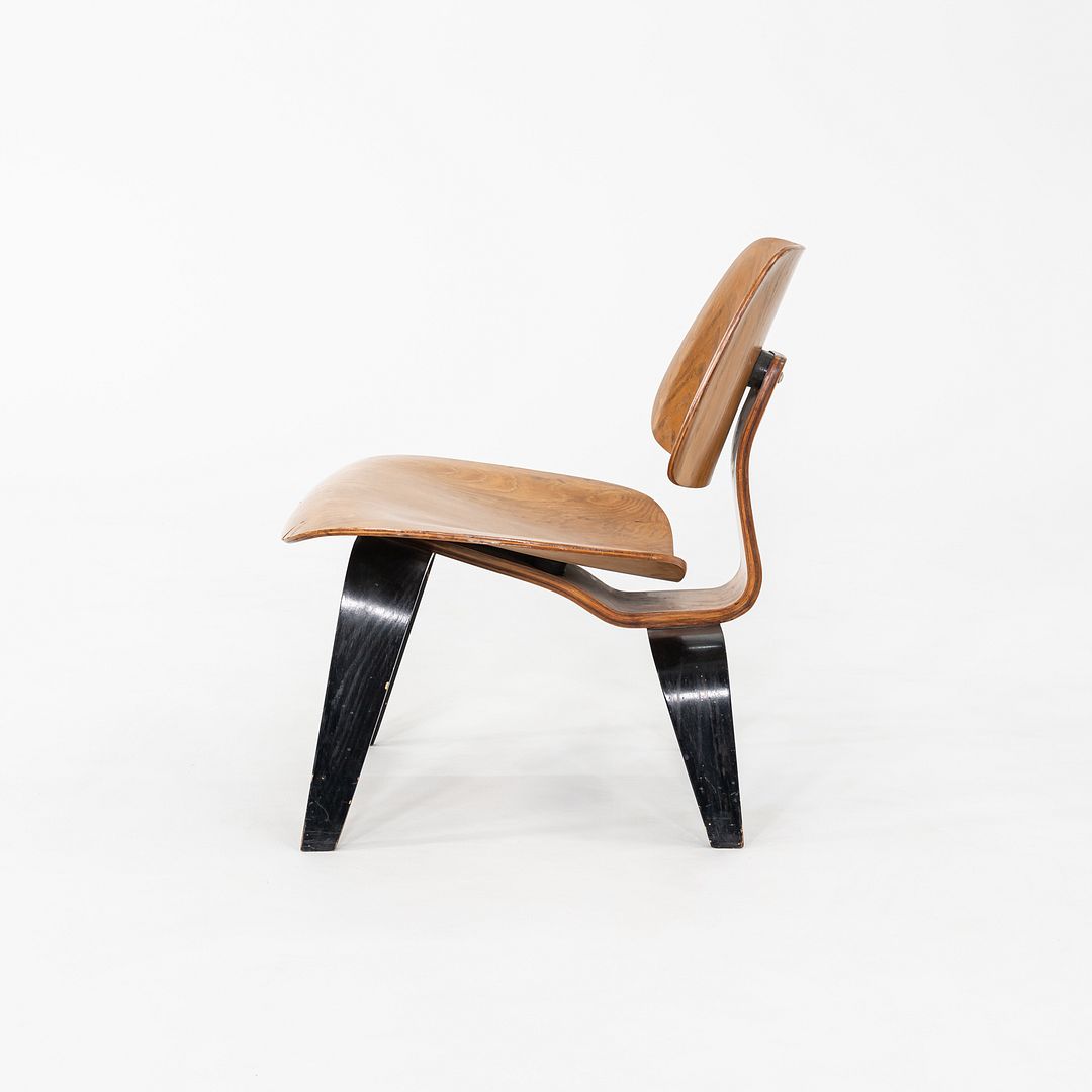 1948 Eames LCW Lounge Chair in Ash with Ebonized Legs by Evans / Herman Miller