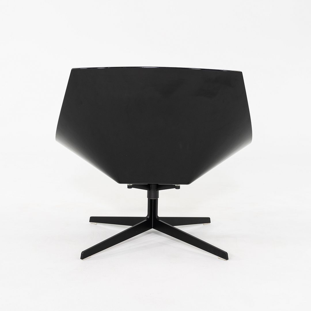 2016 Jehs and Laub for Fritz Hansen Space Lounge Chair in Black Fabric and Frame