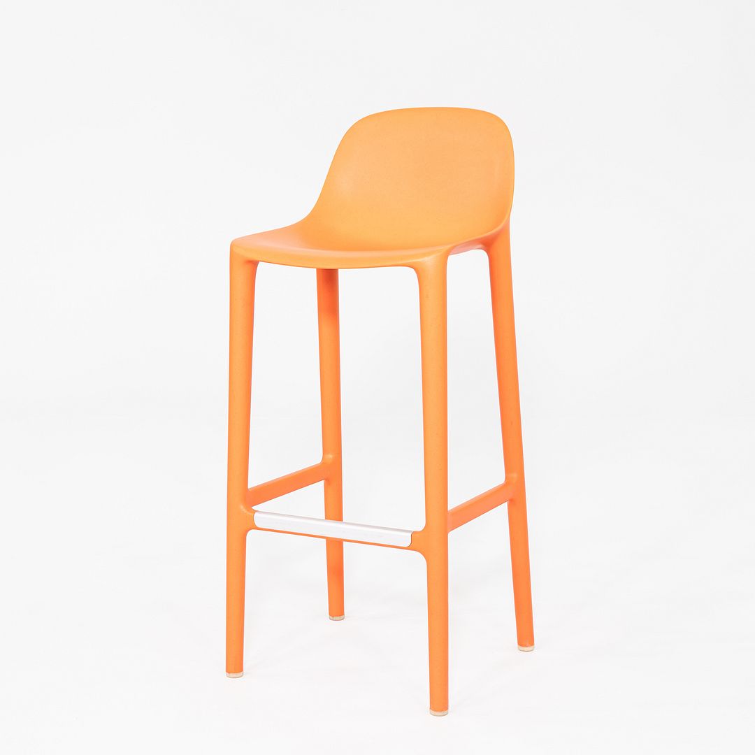 2020s Philippe Starck for Emeco Broom Bar Stool Plastic and Wood Fibers 8x Avail