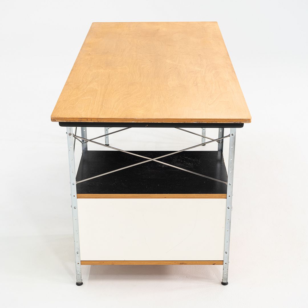 SOLD 2000s Charles and Ray Eames for Herman Miller EDU Multicolor Desk w/ File Drawer
