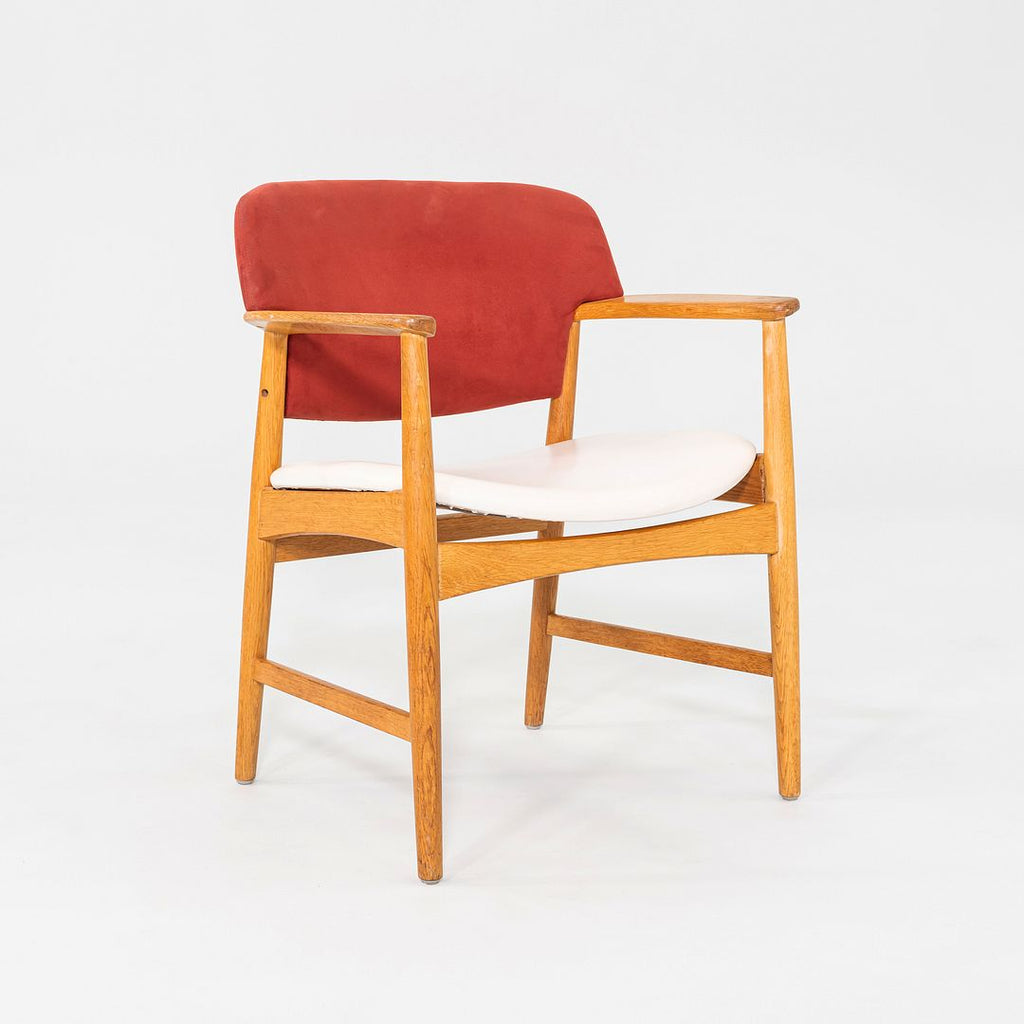 1960s Ejner Larsen and Aksel Bender Madsen 4205 Dining Arm Chair Fritz Hansen