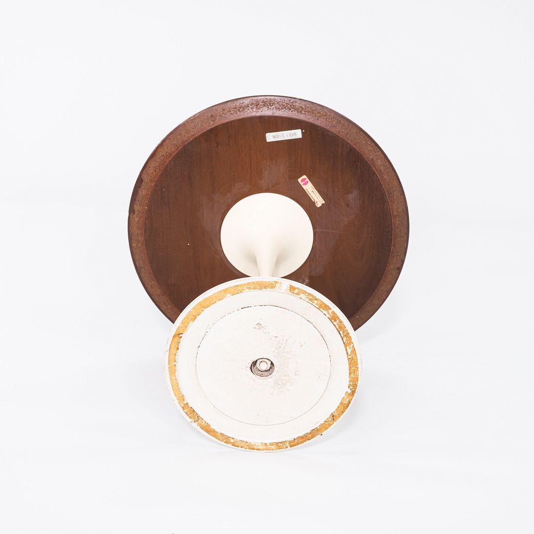 1971 Eero Saarinen for Knoll Tulip Pedestal Side Table 20" in Walnut